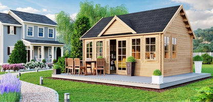 Allwood Spruce Claudia | 209 SQF Cabin Kit, Garden House - WoodArtSupply