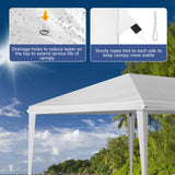 10x30 Pop Up White Canopy Outdoor Tent Party Tent with no Sidewalls, Wedding Party Tent Outdoor Canopy Waterproof UV50 Canopy Tent Event Shelter for Parties, 8 pcs Weight Bag,Carry Bag DOINUO
