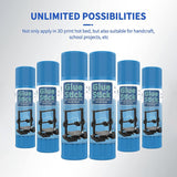 3D Printer Adhesive Glue All-in-One Anti-Warp PVP Solid Glue Stick for Hot or Cold Bed Build Surface (3pcs) Generic