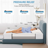 Queen Mattress 10 Inch, Cooling Gel Memory Foam Mattresses, Removable Washable Cover, Queen Size Mattress in a Box, Medium Firm, Cool Night Sleep & Pressure Relief, Made in The USA, CertiPUR-US Pamag pieeoo