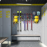 Gatsowm Garage Tool Organizer Wall Mounted, 64 Inches Adjustable Garden Tool Organizer Rack, 20 Pcs Heavy Duty Yard Tool Organizer Hold Up to 900lbs Gatsowm