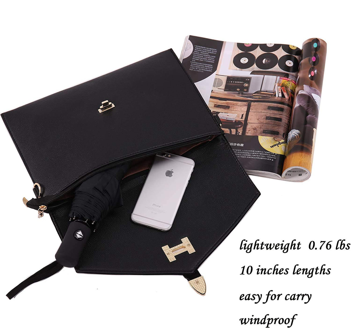 SY COMPACT Travel Umbrella Windproof Automatic LightWeight Unbreakable Umbrellas-Factory outlet umbrella (Black) SY COMPACT