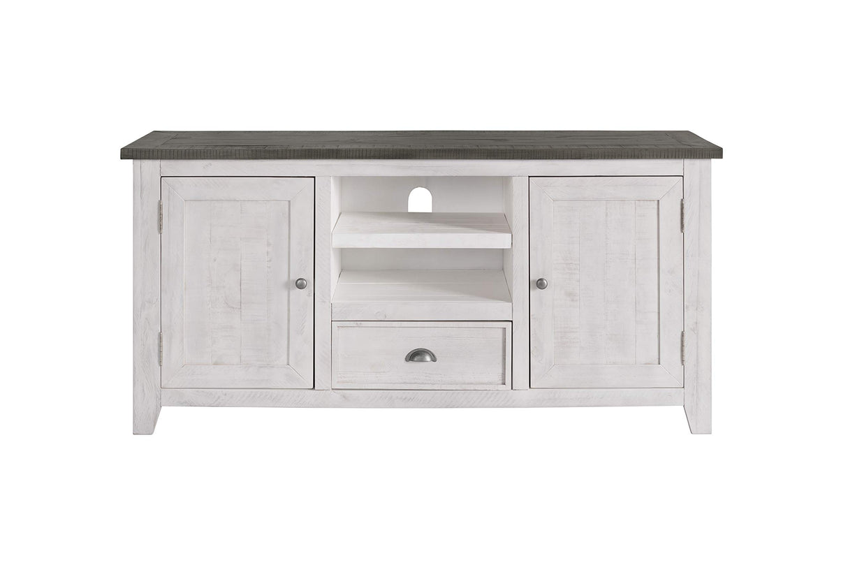 Martin Svensson Home Monterey TV Stand, White with Grey Top Martin Svensson Home
