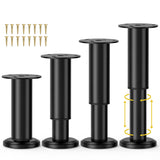 Adjustable Metal Furniture Legs 4-7.87 inch for Sofa, Bed, Chair and Cabinet Support Wlrrcwdttc