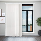 CHICOLOGY Vertical Blinds , Door Blinds & Shades , Blackout Window Shade , Vertical Blinds for Doors , Sliding Blinds Oxford White (Vinyl) 78"W X 84"H CHICOLOGY
