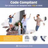 Prominence Home Glenmont, 52 Inch Farmhouse LED Ceiling Fan with Light, Pull Chain, Three Mounting Options, Dual Finish Blades, Reversible Motor - 40278-01 (Oil-Rubbed Bronze) Prominence Home