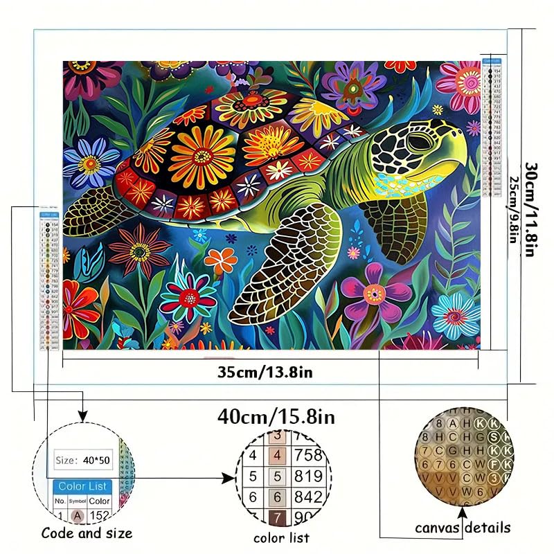 NEGEKFKX 3 Pack Sea Turtles Diamond Art Kits for Adults Beginners,Octopus Shark Diamond Painting Kits for Adults,5D Full Drill DIY Diamond Dot Gem Art Kit Wall Home Decor Arts Craft 12x16 inch NEGEKFKX