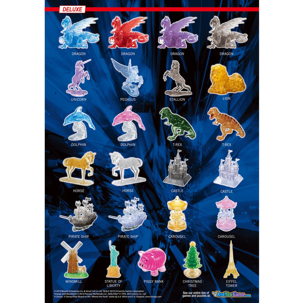 BePuzzled, Dragon Deluxe Original 3D Crystal Puzzle, Ages 12 and Up Bepuzzled