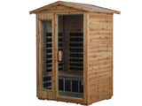 LTCCDSS Garner Outdoor Sauna 2 Person, Far Infrared Sauna, Low EMF Sauna Room for Home, Low EMF Heaters | Chromotherapys | Bluetooth Speakers | Canadian Hemlock | 47.2 * 81.1 * 37.0 in LTCCDSS