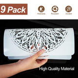Eunvabir 9 Pack 12x12'' Mandala Stencils for Painting on Wood, Floor, Wall, Tile Fabric, Reusable Furniture Stencils Painting Template Eunvabir