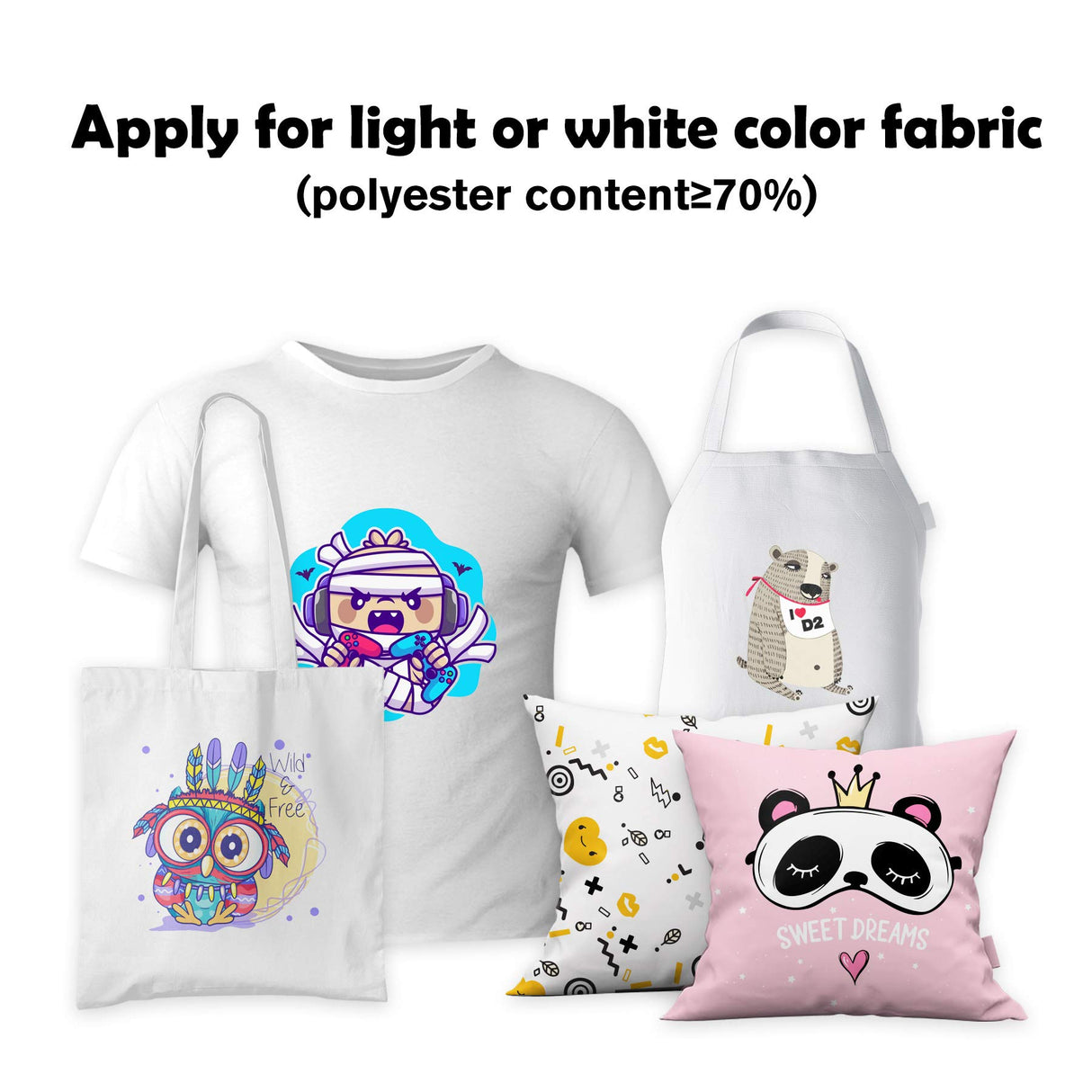 A-SUB Sublimation Paper 8.5x14 Inch for DIY Unique Christmas Gifts Compatible with Inkjet Printer which Match Sublimation Ink 100 Sheets A-SUB