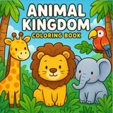 Animal Kingdom Coloring Book Majosta