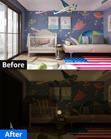 Sumobaby Blackout Curtains for Bedroom Portable 42"x60",No Drill Black Out Shades with Upgraded Hook&Loop Tapes,100% Blackout Window Cover,Thermal Insulated Blinds for Bedroom,Nursery(1 Panel,Black) Sumobaby