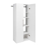 HangUps Large Storage Cabinet, 30", White Prepac
