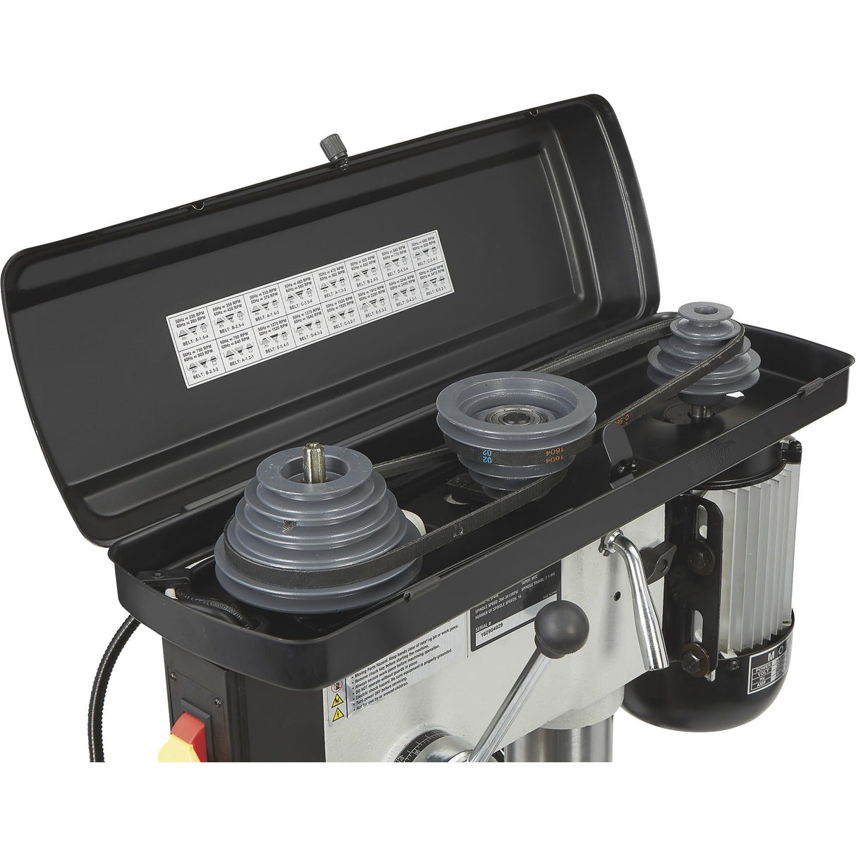 Klutch Floor Drill Press - 16-Speed, 13in. 3/4 HP, 120V Klutch