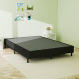 King Box Spring, 5 inch Box Spring for King Bed, Heavy Duty Metal Bed Frame with Fabric Cover, 3000lbs Max Weight Capacity Bed Base Mattress Foundation, Easy Assembly, Noise Free, Black Superay
