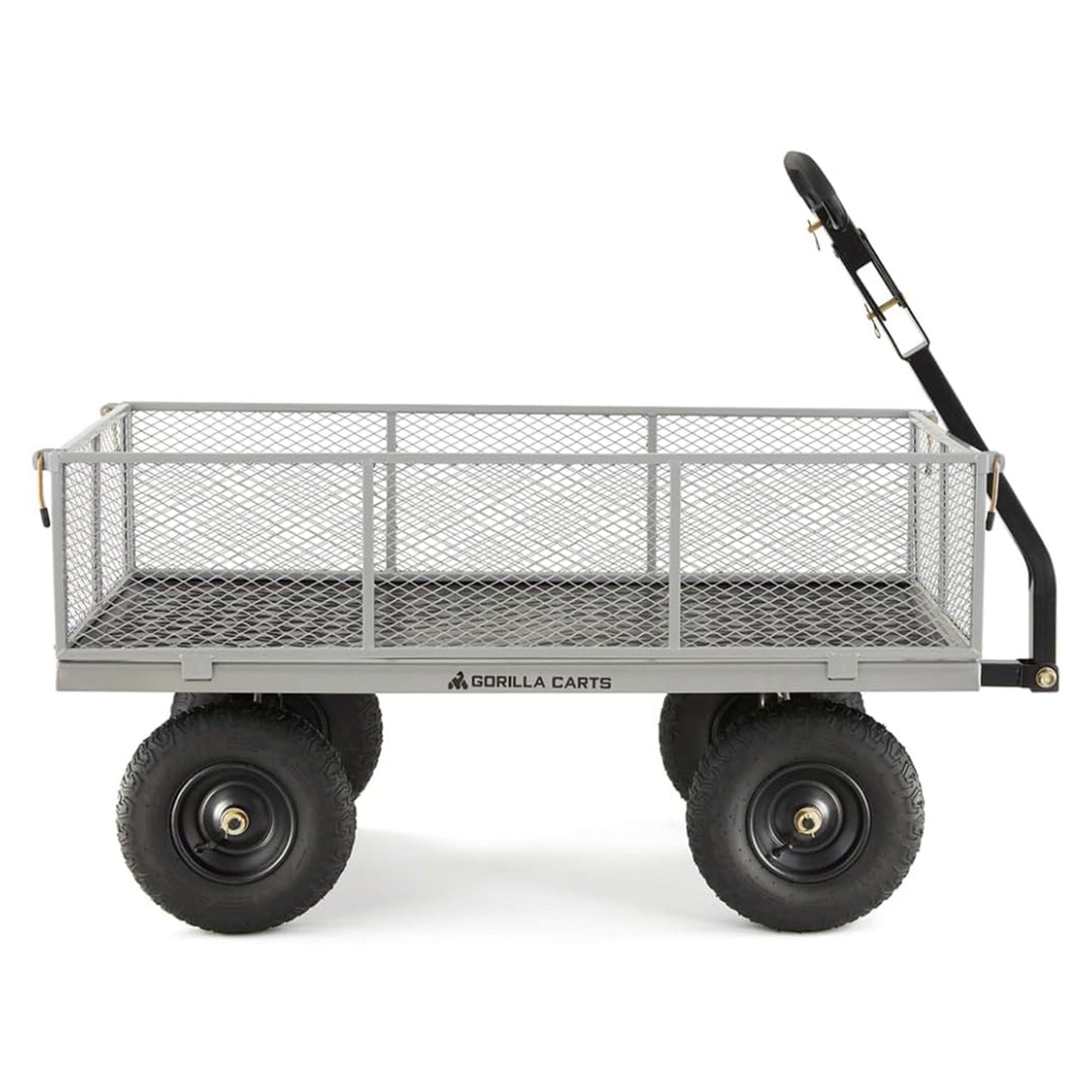 Gorilla Carts Steel Utility Cart, Tow Behind Yard and Garden Wagon, 1,000 Lb Gorilla Carts