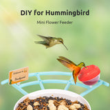 NETVUE Birdfy Pro - Bird Feeder with Camera, Wider Perch DIY Add-ons, Hummingbird Feeder, Suet Ball, Jelly Feeder, Auto Capture Bird Videos & Motion NETVUE