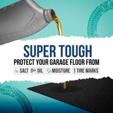 ITSOFT 60 x 38 in - Oil Absorbent Garage Floor Mat and Mechanic Pad - Protects Floor from Spills, Drips, Splashes and Stains | Washable, Cut to Size, Non Slip and Waterproof Backing Layer ITSOFT