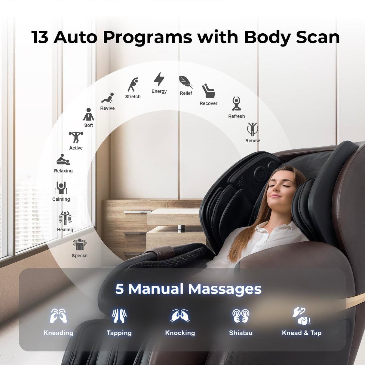Osaki Pro OS-4D Paragon | Black | Massage Chair | Multi-Angle L-Track 4D Massage | Zero Gravity | Space Saving | Heating Foot Roller | Voice Recognition | High Intensity Fullbody Airbag Osaki