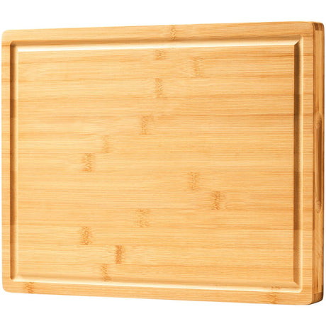 Large Bamboo Wood Cutting Boards for Kitchen, 1" Thick Charcuterie Boards, Butcher Block with Juice Grooves & Handles Allsum