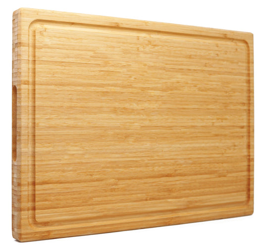 Extra Large XXXL Bamboo Cutting Board 24 x16 Inch, Largest Wooden Butcher Block for Turkey, Meat, Vegetables, BBQ, Over the Sink Chopping Board with - WoodArtSupply