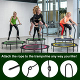 lasuroa 4 Pcs Trampoline Netting Cords, 15ft Each Black Trampoline Netting Cords Replacement Parts for Fence Netting Safety Trampoline Netting Cords Fits 12-16ft Trampolines lasuroa