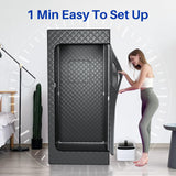TOREAD Portable Steam Sauna Box for Home, Personal Steam Home Sauna Tent at Home Sauna with 2.6L 1000W Steamer Remote Control,Portable Sauna Box for Weight Loss TOREAD