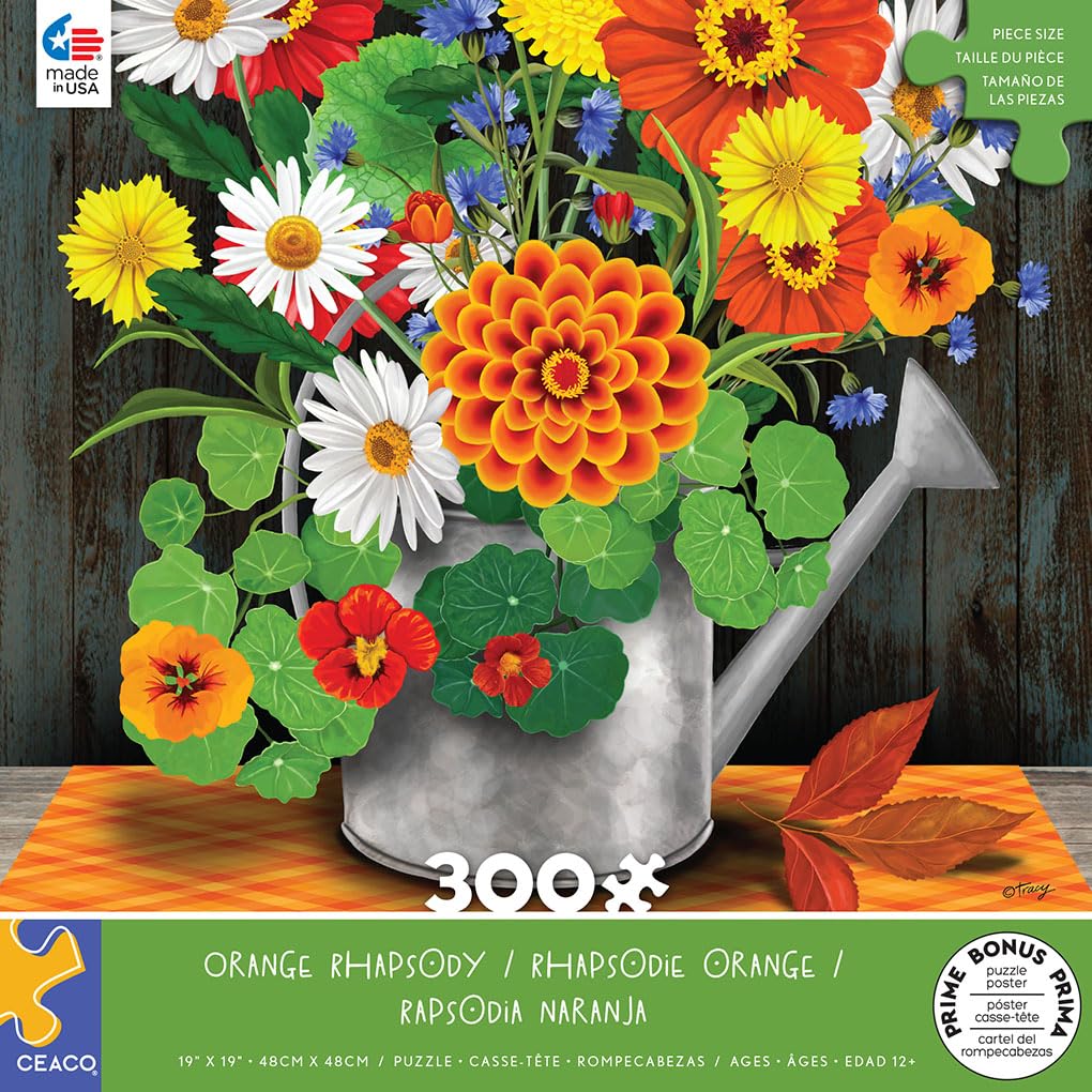 Ceaco - Orange Rhapsody - 300 Piece Jigsaw Puzzle Ceaco