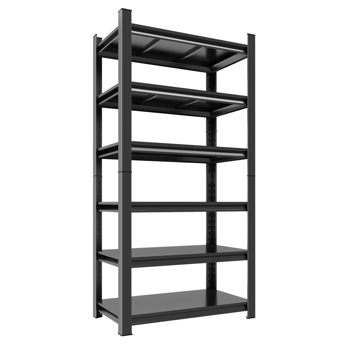 Notmise Adjustable 6-Tier Garage Shelving, Heavy Duty Steel Storage Rack, High Load Capacity, Ideal for Garage, Warehouse, or Home Organization (6-Tier 78" H x 40" W x 16" D) Notmise