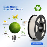 ANYCUBIC PLA 3D Printer Filament, Glow in The Dark, 3D Printing PLA Filament 1.75mm Dimensional Accuracy +/- 0.02mm, 1KG Spool (2.2 lbs), Glow Blue ANYCUBIC