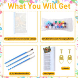 Octopus Paint by Numbers for Adult, Octopus Paint by Numbers Kit for Adults Beginners, DIY Acrylic Painting on Canvas for Home Wall Art Decor(16x20Inch Mandun