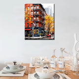 New York City Landscape Oil Painting Paint by Number Kits 16 x 20 inch Canvas Fictional Scenery Graffiti DIY Painting for Kids Students Adults Beginner with Brushes Acrylic Pigment (without Frame) Tucocoo