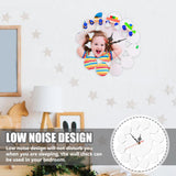 TEHAUX Sublimation Blanks Wall Clock, 11.4 Sublimation Wall Clock Blank Decorative Wall Clock Heat Transfer Printing Clock Round Wall Clock for Home Office, No Battery TEHAUX