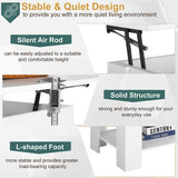 PayLessHere Coffee Table Lift Top Coffee Tables with Hidden Compartment and Storage Shelf Wooden Lift Tabletop Dining Table for Living Room Home (White, 39" D x 28" W x 24" H) PayLessHere