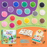 Drama Planet Air Dry Clay Kit for Kids - 18 Cans of Modeling Clay, 46-Page Guidebook with 26 Character Tutorials, Great Gift for Boys & Girls Drama Planet