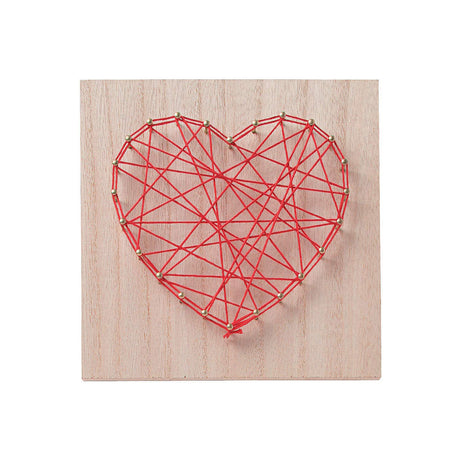 String Art Craft Kits - Crafts for Kids and Fun Home Activities (Heart) Fun Express