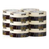 EFOK 10 Pack Masking Tape 2 Inch Wide Bulk, 2025 Upgrade White Painters Tape Anti-UV General Purpose, 1.88 Inch × 55 Yards Total 550 Yards EFOK