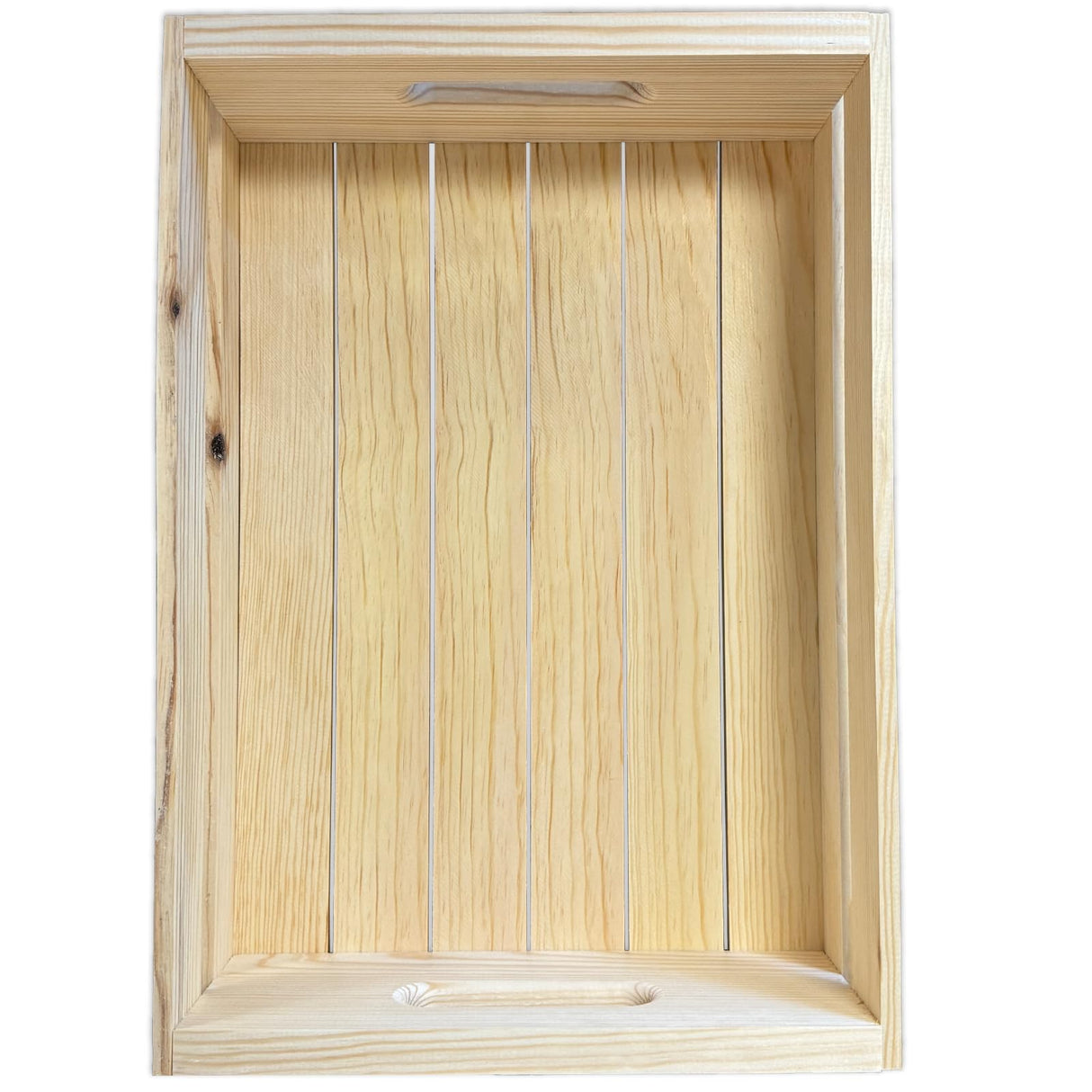 Wilson Wood Unfinished Pallet Serving Pine Crate for Storage and Decoration at Home, Office, Kitchen, Bedroom, and Retail (12.5"x4.75"x17.875") (Set of 2) Wilson