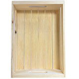 Wilson Wood Unfinished Pallet Serving Pine Crate for Storage and Decoration at Home, Office, Kitchen, Bedroom, and Retail (12.5"x4.75"x17.875") (Set of 2) Wilson