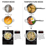 Duxtop Portable Induction Cooktop, Countertop Burner, Induction Burner with Timer and Sensor Touch, 1800W 8500ST E210C2 duxtop