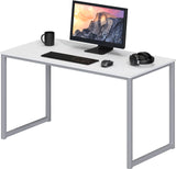SHW Mission 40-Inch Home Office Computer Desk, White SHW