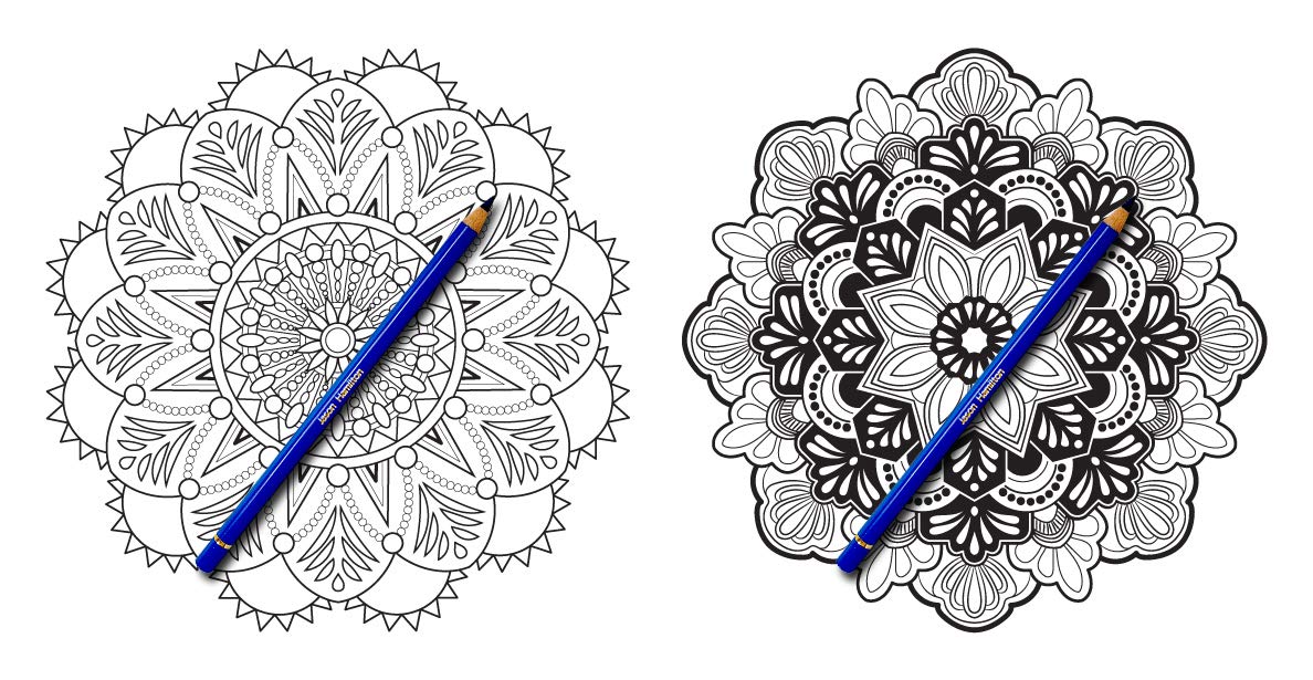 The Art of Mandala: Adult Coloring Book Featuring Beautiful Mandalas Designed to Soothe the Soul KAVNLON