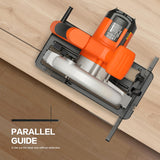 Yunirvana 11 Amp Corded Circular Saw with Circular Saw Blade, 6000RPM, Adjustable Cutting Depth, 7-1/4 Inch Blade, Ideal for Wood and Plastic Cuts, Professional Carpentry Tool for Precision Cutting Yunirvana