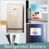 Amylove Blank White Surface Magnet Sheets Magnetic Roll Printable Flexible Magnetic Vinyl Blank Magnetic Sign Sheet Safe for Vehicles DIY Craft Projects (24 Inch X 10 Feet, 30 Mil) Amylove