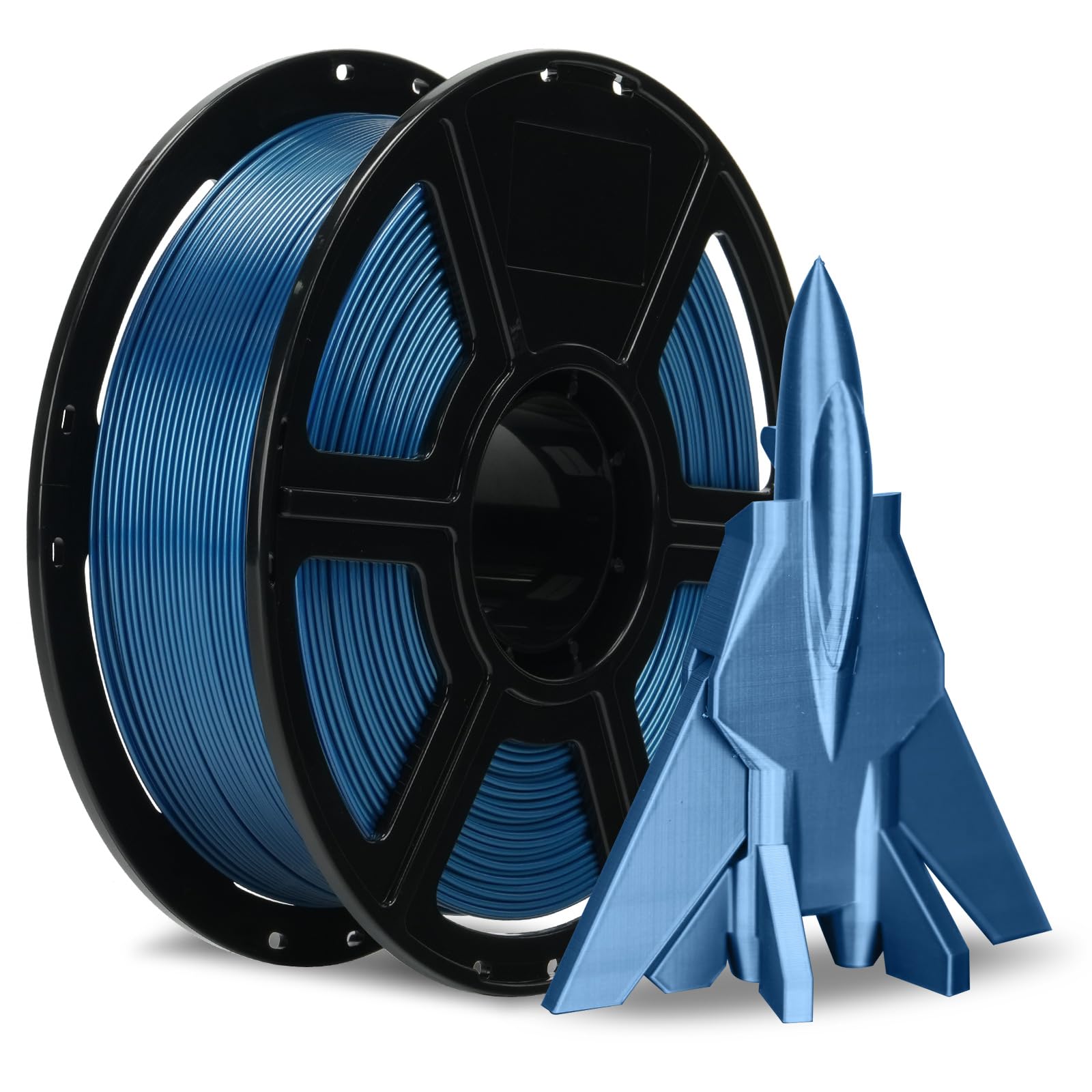 FLASHFORGE Rapid PETG Filament 1.75mm Metallic Blue, Max 600mm/s High Speed Printing, 3D Printer Filament 1kg Spool, Dimensional Accuracy +/- 0.02mm, Fits Most 3D Printers - WoodArtSupply