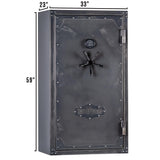 Kodiak Home Gun Safe for Rifles & Pistols | KSX5933 by Rhino Metals with New SafeX Security System | 41 Long Guns & 6 Pistol Pockets | 60 Minute Fire Protection | Antiqued Finish | 541lbs Kodiak