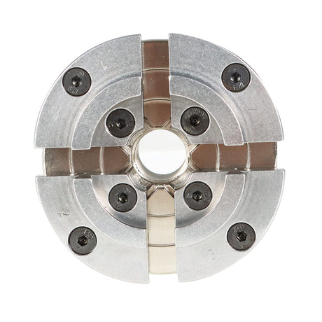 findmall 4-Inch 4-Jaws Bevel Gear Chuck Reversible 1-Inch x 8-TPI Wood Turning Chuck Fit for Professional Mini Lathe findmall