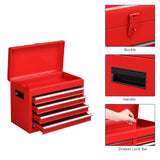 TUFFIOM 5-Drawer Rolling Tool Chest, Tool Storage Cabinet w/Drawers, Wheels, Detachable Top & Adjustable Shelf, Mechanic Tool Organizer Box for TUFFIOM