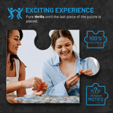 Misu Games Black Box Puzzle Without Template, Jigsaw Puzzles for Adults 1000 Pieces, Cool Jig-Saw Puzzels 20x27 Multiple Categories, Difficult Puzzle Architecture Level 4 Misu